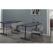 Regency Kobe 48 Inch Rectangular Training Table in Grey