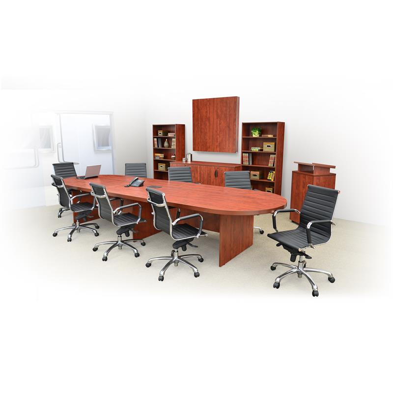 Regency Legacy Modular Race Track Conference Table in Cherry