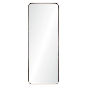 Renwil Phiale Rectangular Iron Framed Mirror in Bronze Finish