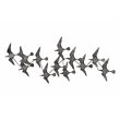 Renwil Murmuration Iron Wall Sculpture Art in Gray