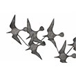 Renwil Murmuration Iron Wall Sculpture Art in Gray