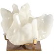 Renwil Modern Glamour Broomfield Small Geode Sculpture in White