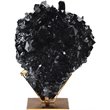 Renwil Modern Glamour Burnett Small Geode Sculpture in Black