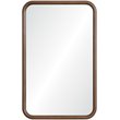 Renwil Authentic Eclectic Dickens Decorative Mirror in Walnut