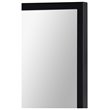 Renwil Authentic Eclectic Reynolds Decorative Mirror in Matte Black