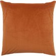 Renwil Modern Glamour Prato Velvet Throw Pillow in Orange