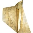 Renwil Leah Pine Wood Wall Sculpture in Gold Leaf