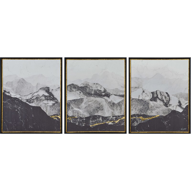 Renwil Manford 3 Piece Wall Panel Set in Multi-Color