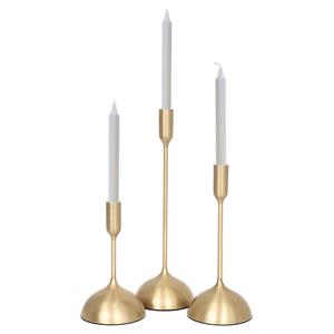 Renwil Ferris 5&quot Contemporary Aluminum Candle Holder in Gold