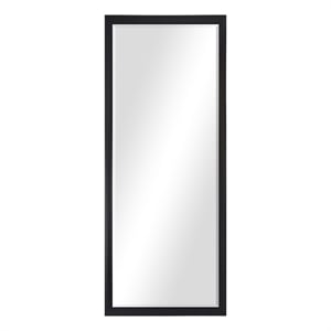 Renwil Delacorte 80x32&quot Rectangle Modern Glass Accent Wall Mirror in Clear