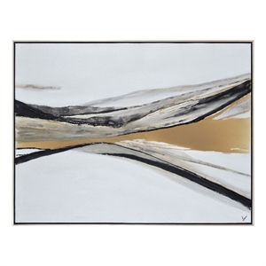 Renwil Webber 36x48&quot Modern Cotton Hanging Wall Canvas Art in Multi-Color