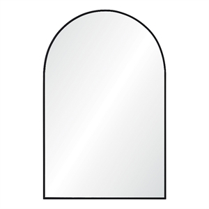 Renwil Waren 36x24&quot Arch Modern Glass Accent Wall Mirror in Clear