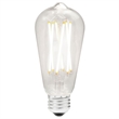 Renwil Dimmable 3-Light Modern Glass LED Light Bulb in Clear (Pack of 3)