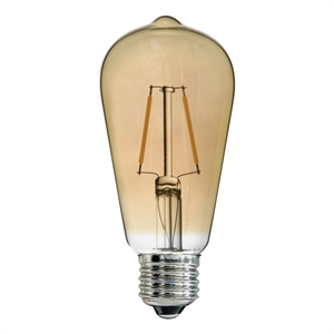 Renwil Timmons 3-Light Modern Glass LED Light Bulb in Clear (Pack of 3)