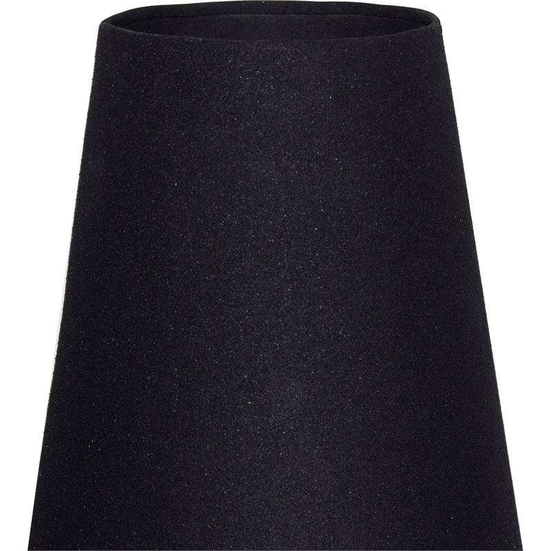 Renwil Roove Modern Iron Metal Decorative Vase in Matte Black (Set of 2)