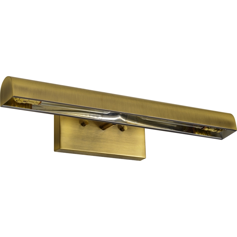 Renwil Swanson 2-Light Modern Metal Wall Sconce & Picture Light in Brass
