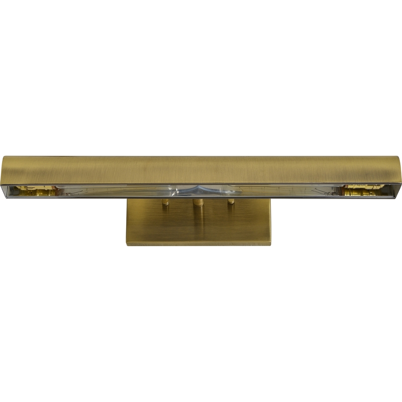 Renwil Swanson 2-Light Modern Metal Wall Sconce & Picture Light in Brass