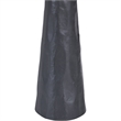 Tilde Indoor Aluminum Candle Holder Matte Black