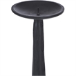 Tilde Indoor Aluminum Candle Holder Matte Black