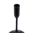 Chambers Indoor Aluminum Set Of 3 Tapered Candle Holder Matte Black