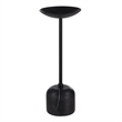 Uma Indoor Iron Set Of 2 Pillar Candle Holder Matte Black