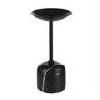 Uma Indoor Iron Set Of 2 Pillar Candle Holder Matte Black