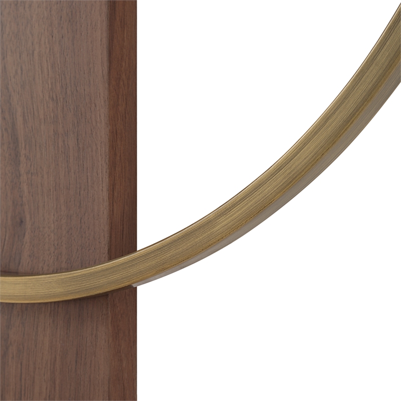 Avigail Wall Clock Antique Brushed Brass