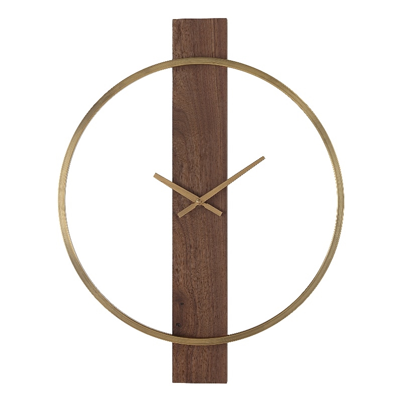 Avigail Wall Clock Antique Brushed Brass
