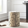 Rachelle Indoor Cotton Stool Cream