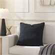 Rosso 22 X 22 Indoor Pillow Black
