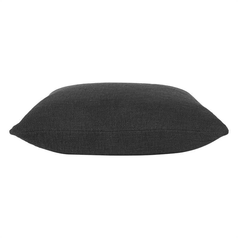 Rosso 22 X 22 Indoor Pillow Black