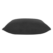 Rosso 22 X 22 Indoor Pillow Black