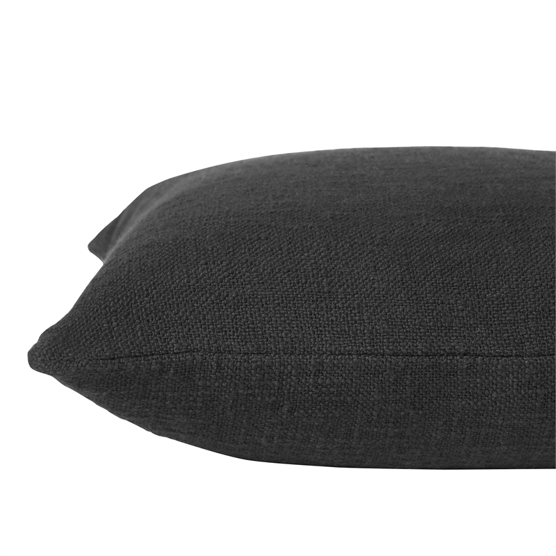 Rosso 22 X 22 Indoor Pillow Black