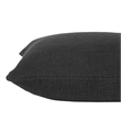 Rosso 22 X 22 Indoor Pillow Black