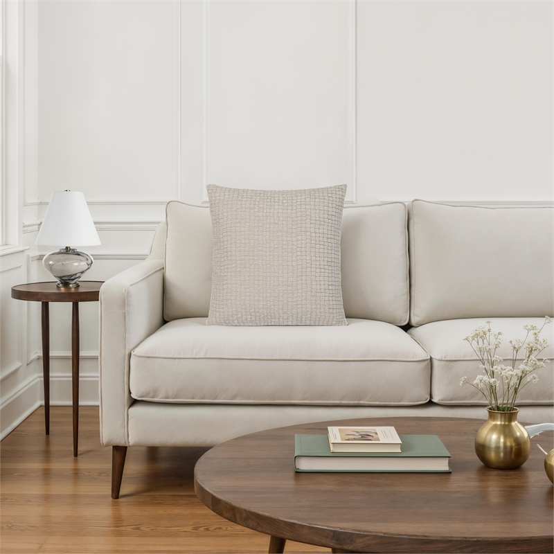 Lizzy 20X20 Indoor Pillow Beige