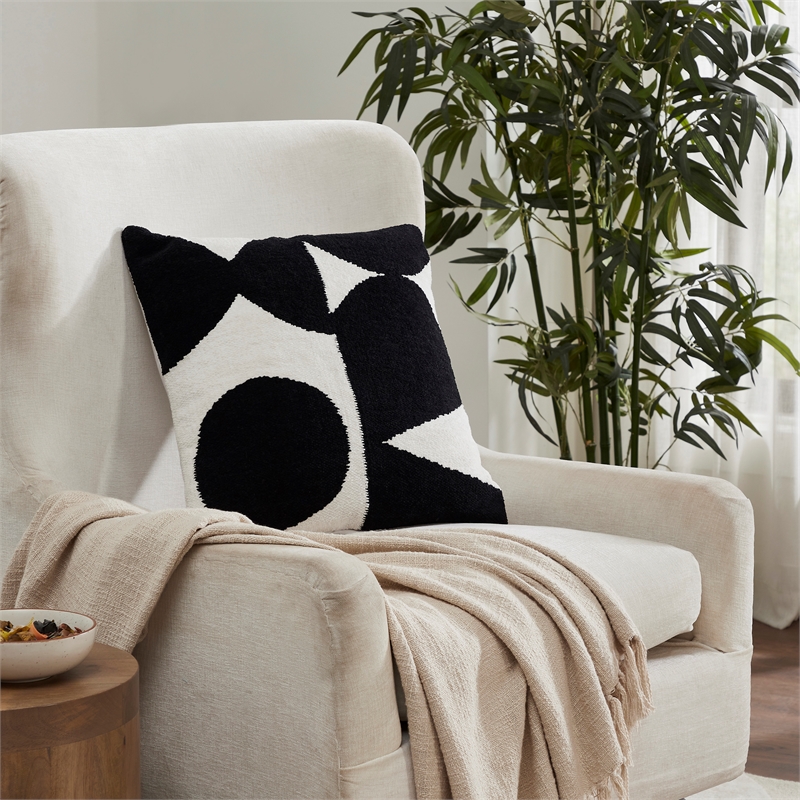 Mauro 20X20 Indoor Pillow Black