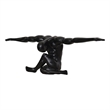Mortal Indoor Aluminum Statue Matte Black