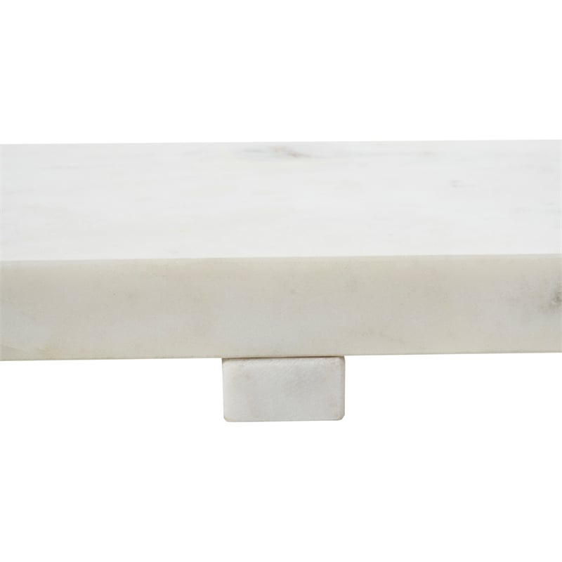Inka Indoor Marble Tray White