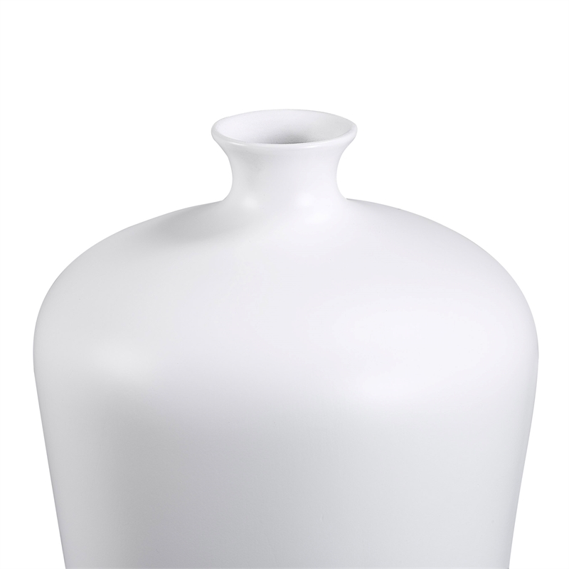 Alfano Indoor Ceramic Vase Matte White