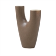 Garnier Indoor Ceramic Stoneware Small Vase Textured Brown