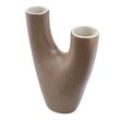 Garnier Indoor Ceramic Stoneware Small Vase Textured Brown