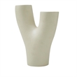 Wisteria Indoor Ceramic Stoneware Large Vase Textured Beige Semi-Gloss