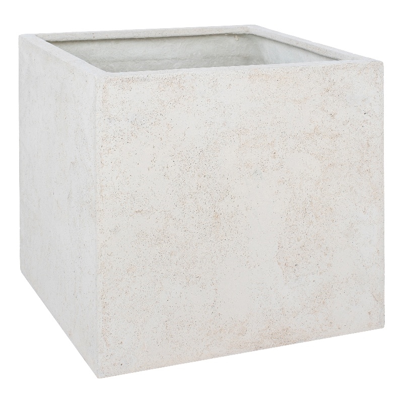 Alona Indoor/Outdoor Volcanic Stone Planter Cream
