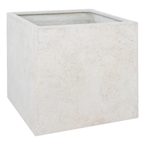 Alona Indoor/Outdoor Volcanic Stone Planter Cream