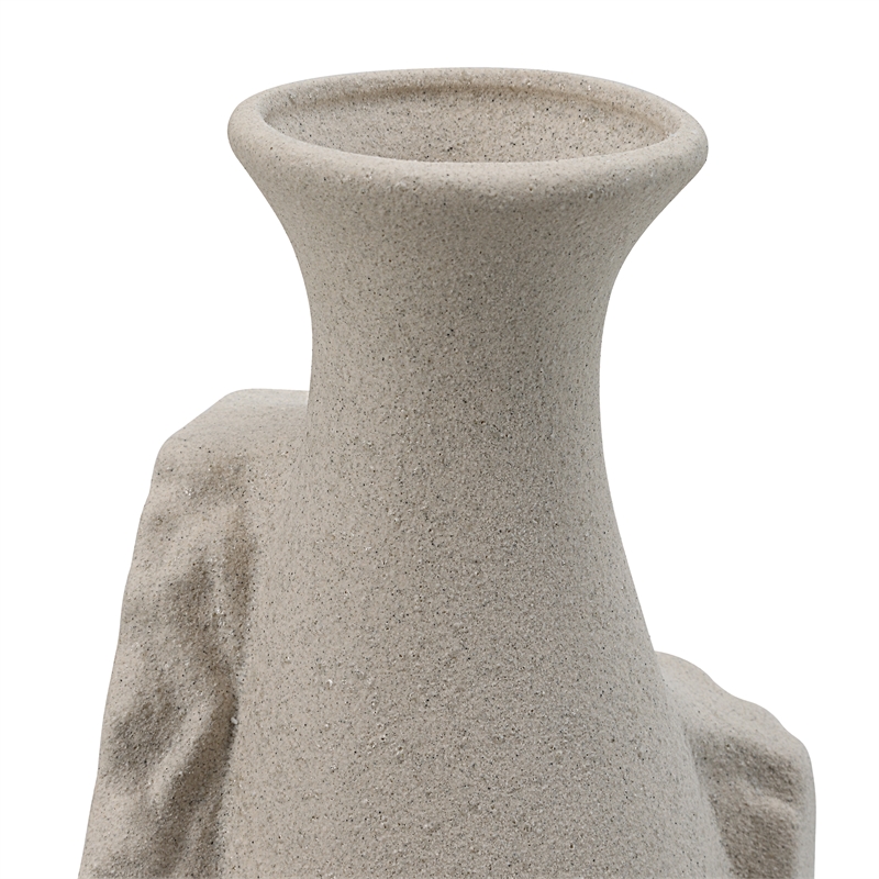 Adonia Indoor Porcelain Ceramic Vases Textured Cream