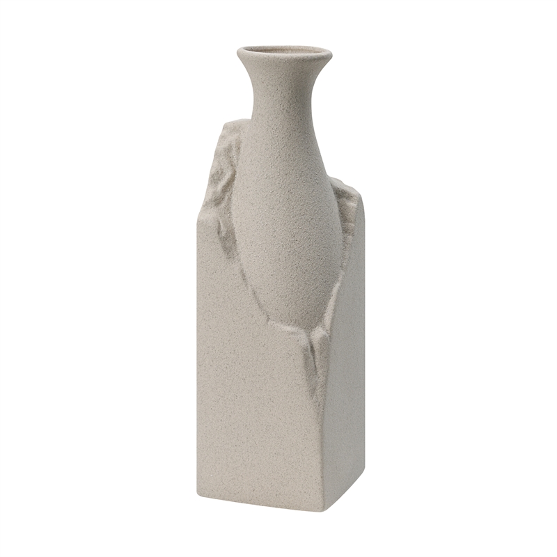 Adonia Indoor Porcelain Ceramic Vases Textured Cream