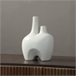 Pioneer Indoor Ceramic Vase Off White