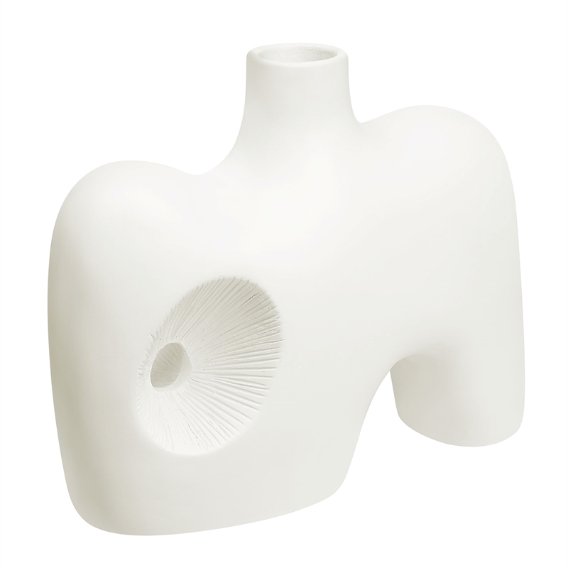 Mariner Indoor Ceramic Vase Off White