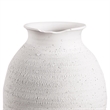 Zeb Indoor Ceramic Vase Matte White