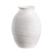 Zeb Indoor Ceramic Vase Matte White
